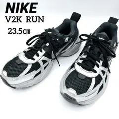 【美品!】NIKE ナイキ V2K RUN 黒 23.5㎝ Y2K