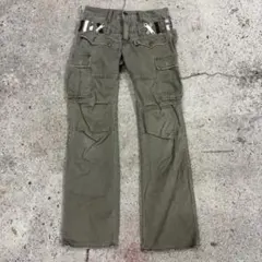 y2k Dominate ドミネイト ギミック オリーブグリーン 古着