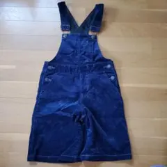 ネイビー サスペンダー付きオーバーオール