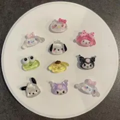 No.269サンリオ　ネイルパーツ　デコパーツ　10個　ラメ