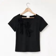 【LANVIN en Bleu】ビッグリボン Tシャツのサムネイル