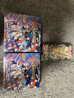 シュリンク付き未開封メガドリームex、ニンジャスピナー2箱