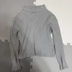 épine エピヌ タートルネック リブニット グレーのサムネイル
