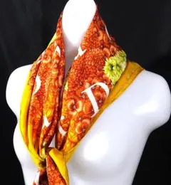 美品 クリスチャンディオール 大判スカーフ シルク100% 　D493