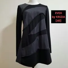 EVEX by KRIZIA エヴェックスAライン長袖トップス【40】フリンジのサムネイル