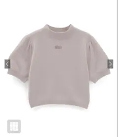 GRL ロゴ刺繍パフスリーブニットトップス[ru1238] ピンク Fのサムネイル