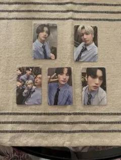 TXT サマパケ　4人+団体　５枚セット　青シャツ