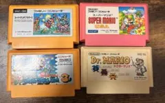 【動作確認済み】スーパーマリオ 4つセット ファミコン ソフト