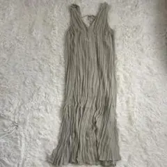 LOWRYS FARM クリンクル ノースリーブワンピース