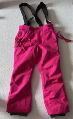 【オーシャンパシフィック】子供用スキーウェア サスペンダー付き130 ピンク②のサムネイル
