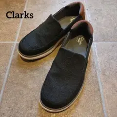 Clarks 1825 スリッポン ネイビー レザー24.5センチ - メルカリ