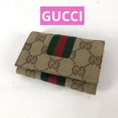 正規品　新品同様　グッチキーケース　グッチシェリーライン　GUCCI 楽天市場】GUCCI グッチ グッチシマ シェリーライン 6連キー