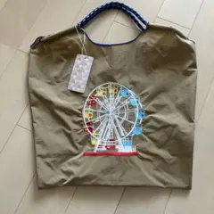 新品タグ付き　刺繍エコバッグ　　D.KELLY 観覧車