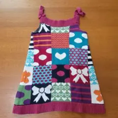 babyGap パッチワーク ニットワンピース 80