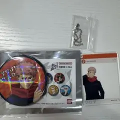 呪術廻戦 虎杖悠仁 缶バッジ アクリルキーホルダー セット