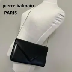 pierre balmain ショルダーバッグ ブラック 長方形 マチありのサムネイル