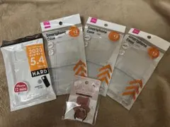 iPhone12 mini スマートフォンクリアケース4個セット　スマホリング