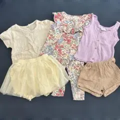 女の子ベビー夏服　80㌢　ZARA. H&Mなどのサムネイル