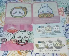 ちいかわベーカリー コースター シール ステッカー ちいかわセット レストラン