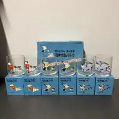 サントリー ウイスキー 非売品 グラス レトロ 日本の鳥 6個