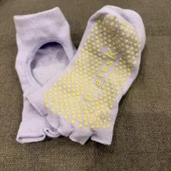 pilatesK ラベンダー ヨガソックス 指なし ピラティス