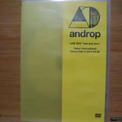 androp/LIVE DVD\"one and zero\"@Tokyo I…