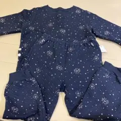 UNIQLO 星柄 キルトパジャマ 110cm