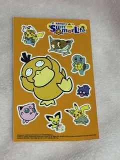 ポケモン コダック 韓国限定 manyo ステッカー