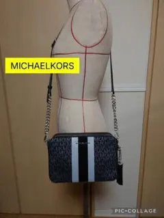 [美品]MICHAELKORSマイケルコースサコッシュ　クラッチバッグ　2way