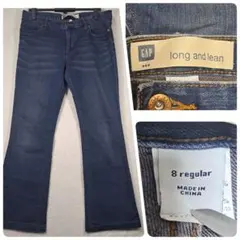 GAP ギャップ ロングアンドリーン デニムパンツ レディース Mサイズ 美品のサムネイル
