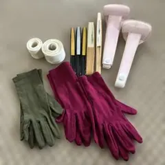 着付け小物セット 扇子 手袋 帯枕　伊達締め