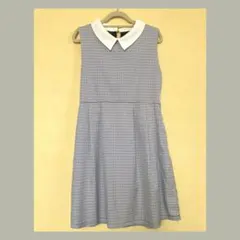 【最終値下げ】袖無しチェックワンピース【Emsexcite】