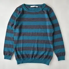 huitieme nid 長袖 ニット ボーダー カットソー S