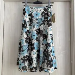 PaulStuart 花柄 フレアスカート サイズ11