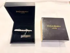 【未使用品】Yves Saint Laurent ネクタイピン シルバー