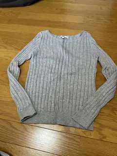 リブニット 長袖 ユニクロ