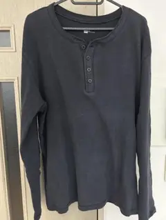 GAP ブラック ヘンリーネック XL