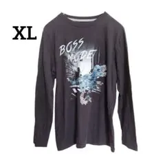 BOSS MODE 長袖Tシャツ ロンT ブラック XL 海外古着