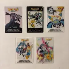 ポケモン 初音ミク ポケミクライ ブ ららぽーと特典 クリアカー ド 全5種