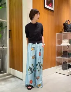 CABaN ファインポリエステル ハーフスリーブポケットカーディガン