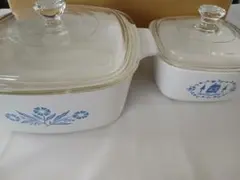 耐熱ガラス製キャセロール 2個セット　パイロセラムのサムネイル