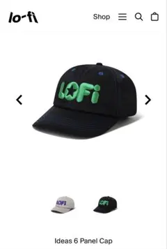 Lo-Fi Men's Ideas 6 Panel Cap Blackのサムネイル