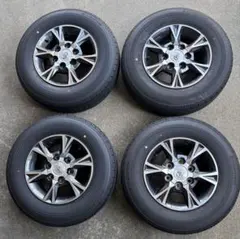 【送料込み】トヨタ 純正 15インチ アルミホイールタイヤ 4本セット　新車外しのサムネイル