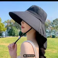 ブラック アウトドアハット