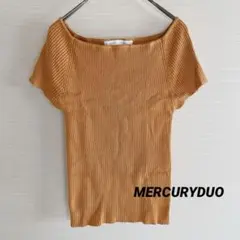 MERCURYDUO 半袖カットソートップス　Tシャツ　FREE オレンジのサムネイル