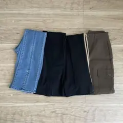 GU パンツ 4点セット Sサイズ まとめ売りのサムネイル