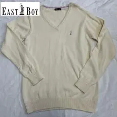 EASTBOY 制服 ベスト 9号 白 紫 刺繍