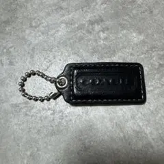 COACH ロゴチャーム タグ ㊾ ブラック