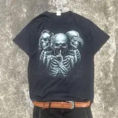 Y2K 00s archive graphic scull tee c-boyのサムネイル