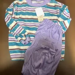 110センチ　パジャマ　ベロア生地っぽい